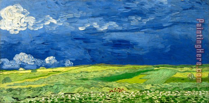 Vincent van Gogh Wheatfield Under Thunderclouds